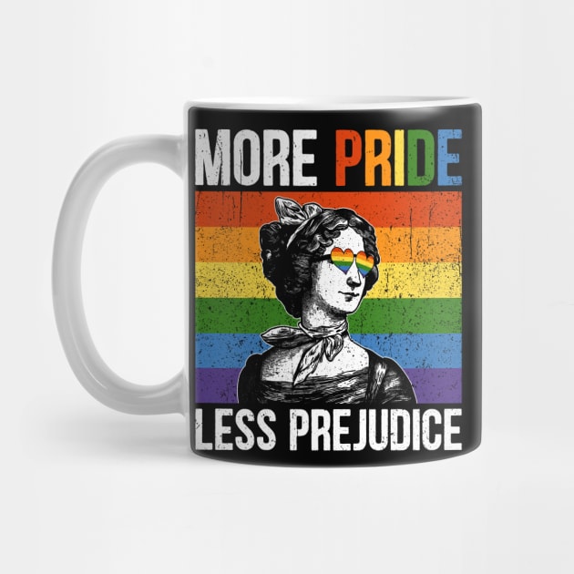 Pride Month More Pride Less Prejudice Jane Austen by RetroPrideArts